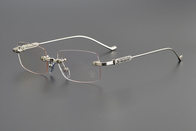 Chrome Hearts Engraved Rimless Frames