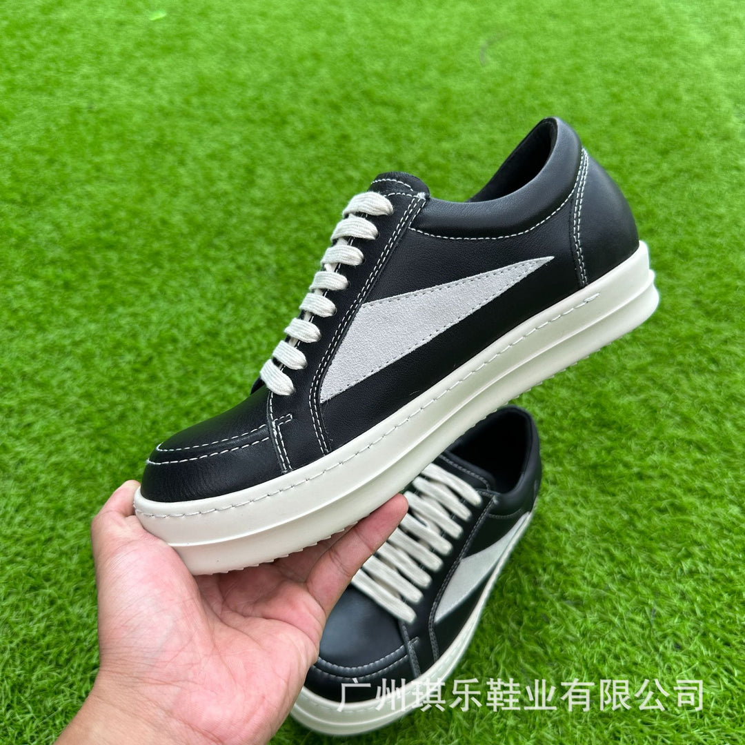Little Triangle Genuine Leather Casual Skate Shoes