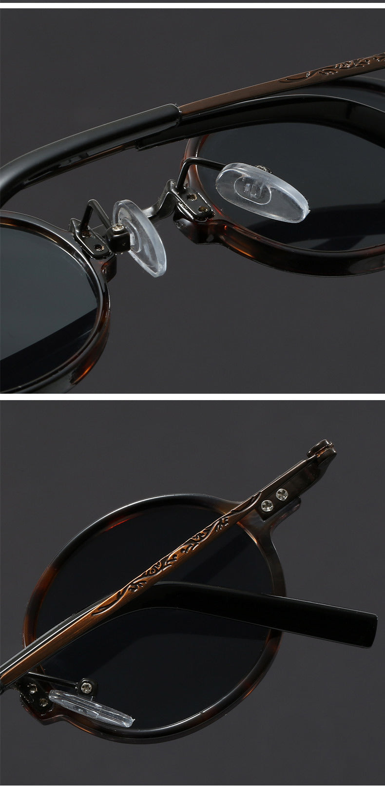 Japanese-style craftsmanship small round sunglasses