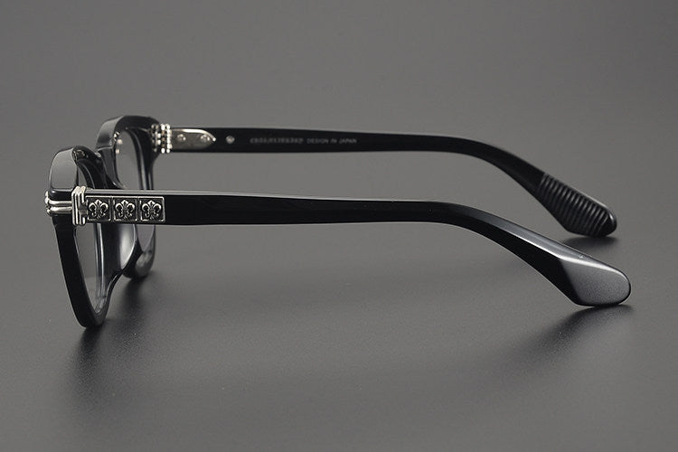 Chrome Hearts- Retro Black Frame Glasses
