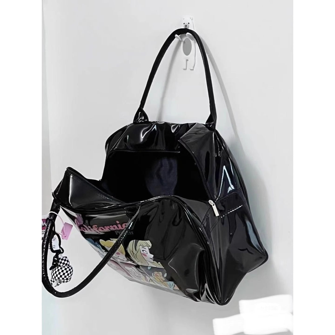 Spicy Girly Print Retro Large Capacity Gym Bag