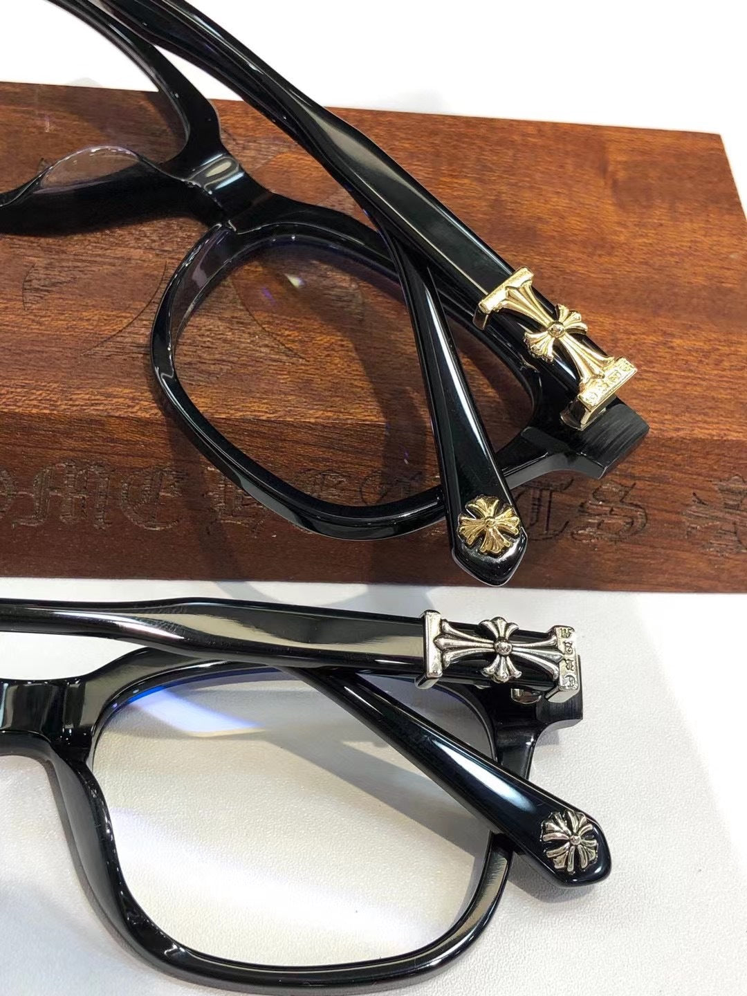 Chrome Hearts classic large frame simple glasses frame