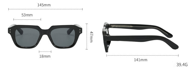 Thick Rectangular Eyeglass Frames for Wider Faces