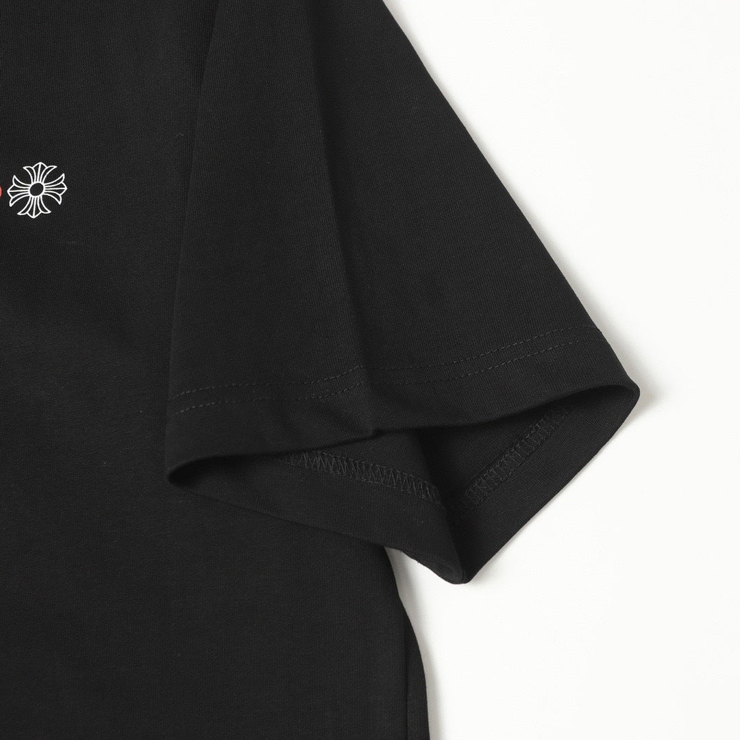 Chrome Hearts Personalized Cross Print Short-Sleeve T-Shirt