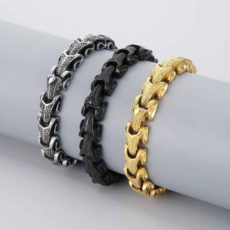 Dragon Bone Stainless Steel Bracelet