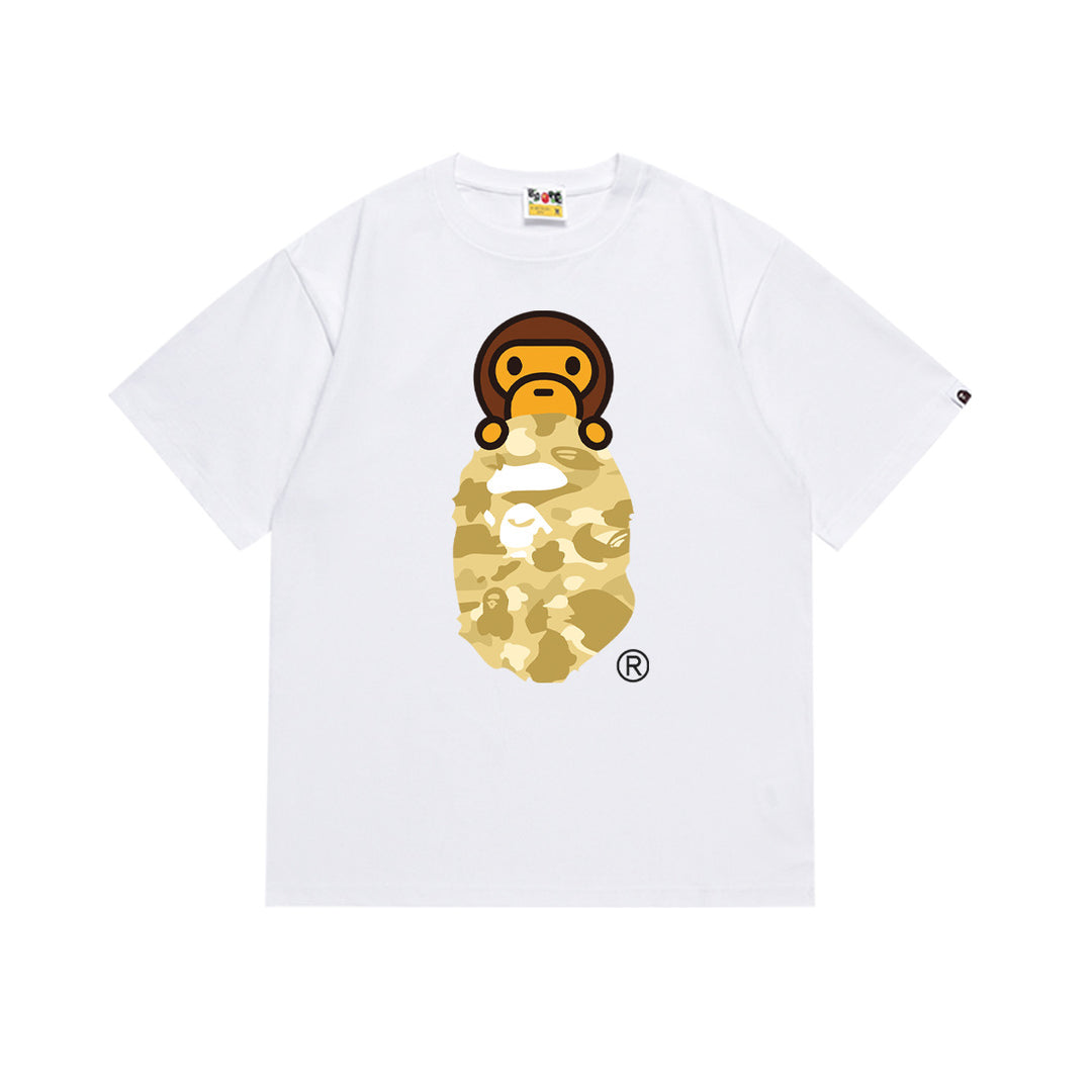BAPE Summer Camouflage Ape Head Short-Sleeve T-Shirt