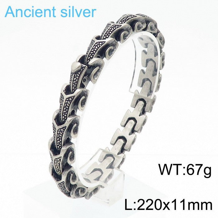 Dragon Bone Stainless Steel Bracelet