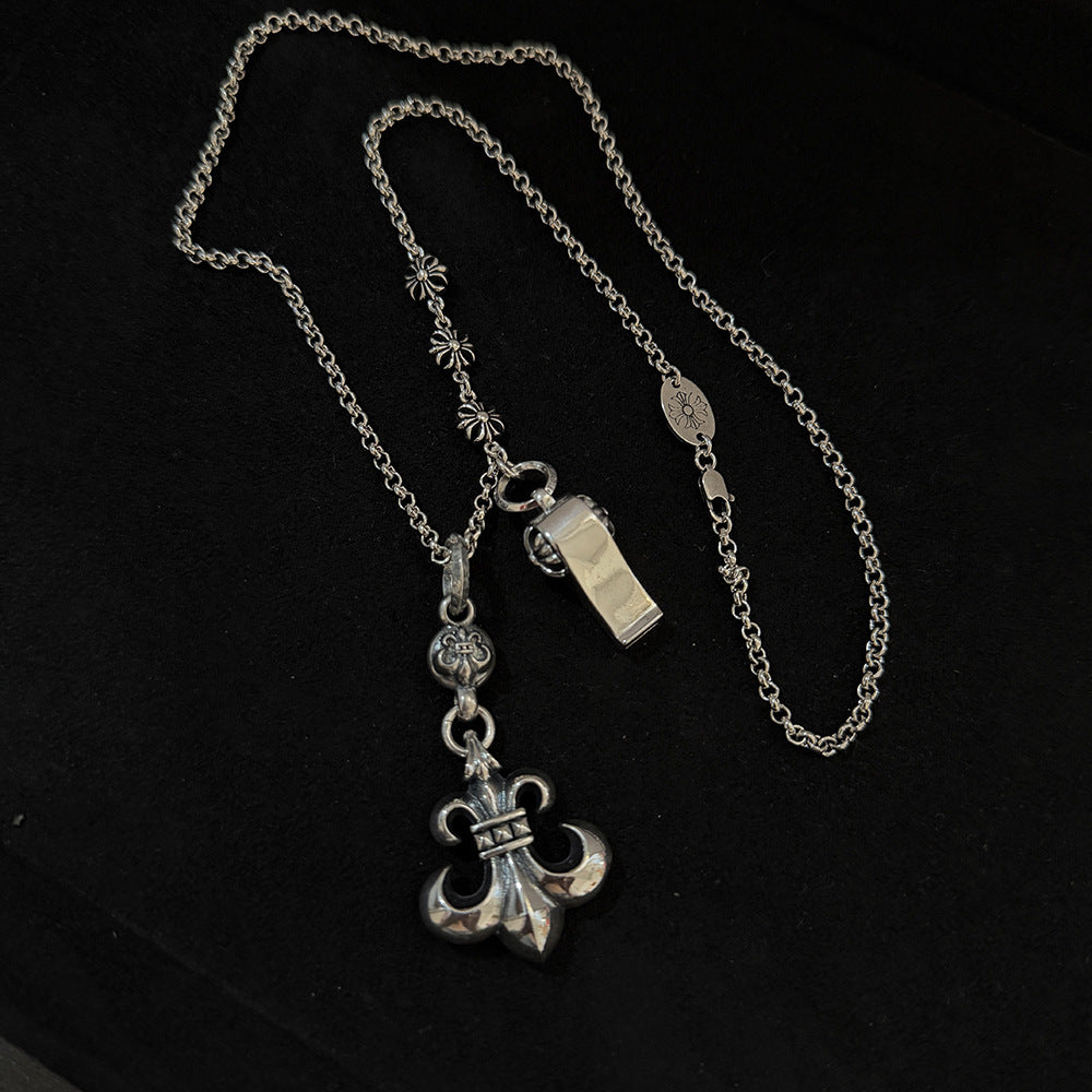Chrome Hearts anchor small whistle pendant