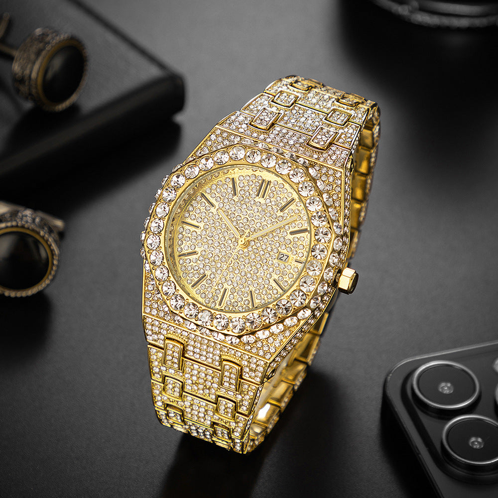 "Starry Sky" Diamond-Set Men's Quartz Watch