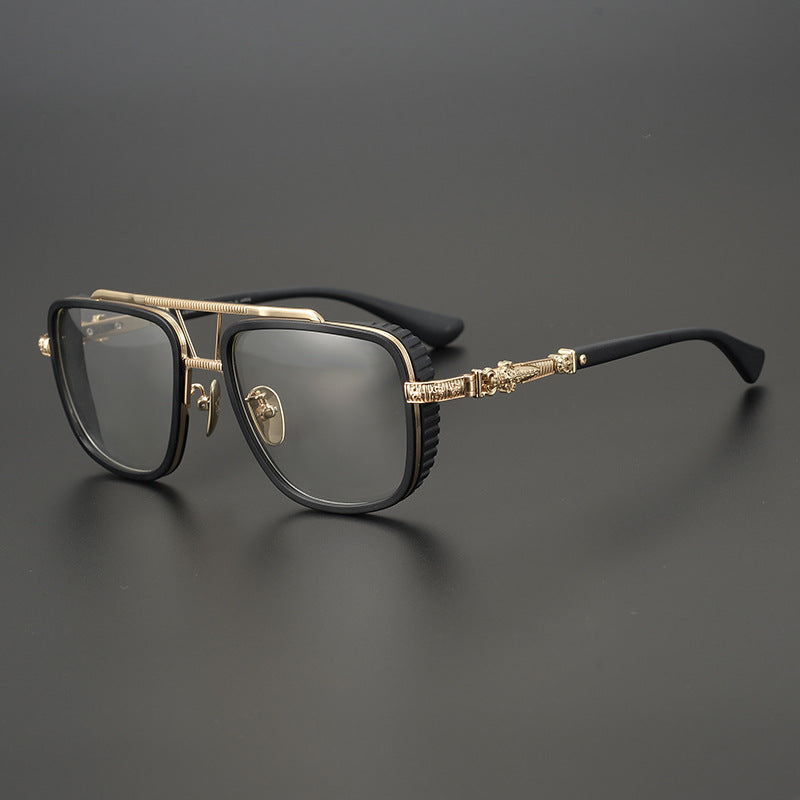 Chrome Hearts Double-Bridge Eyewear with Premium Engraving