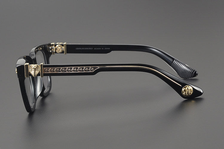 Chrome Hearts carved snake logo glasses