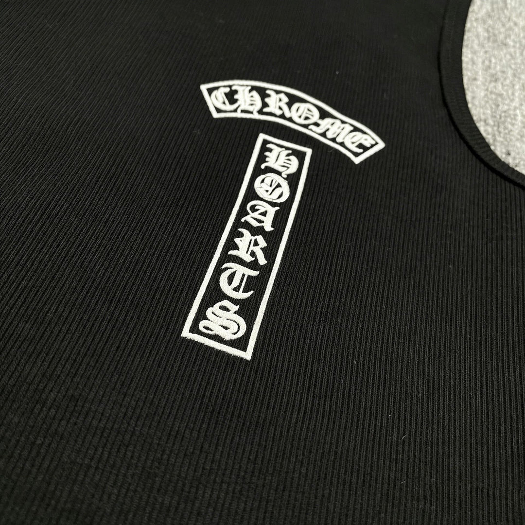 Chrome Hearts T-Style Cross Slim Fit Print Vest Dress