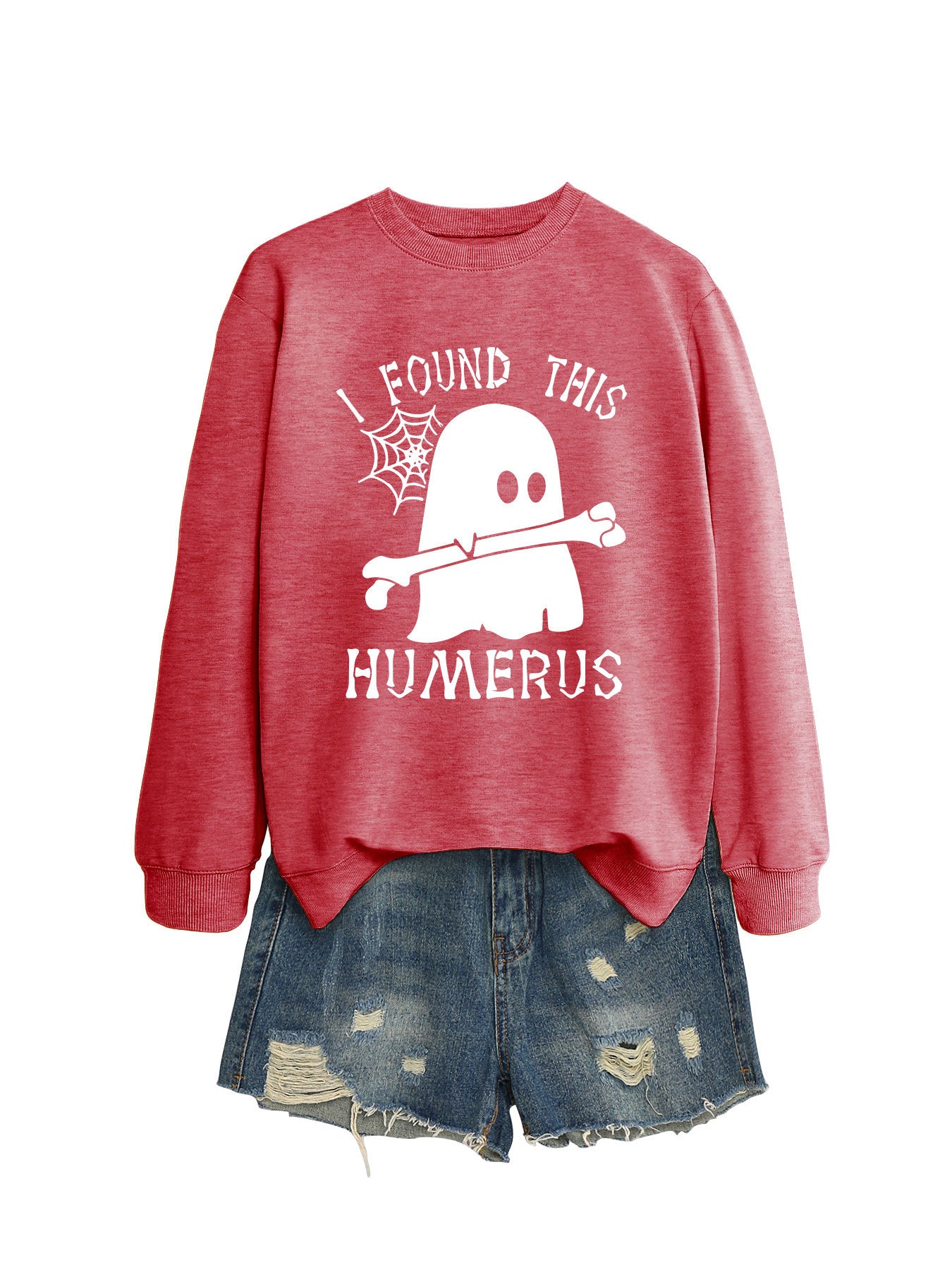 I FOUND THIS HUMERUS round neck loose sweatshirt