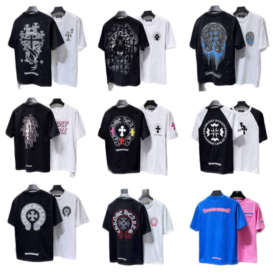Chrome Hearts Street Style Short-Sleeve Shirt