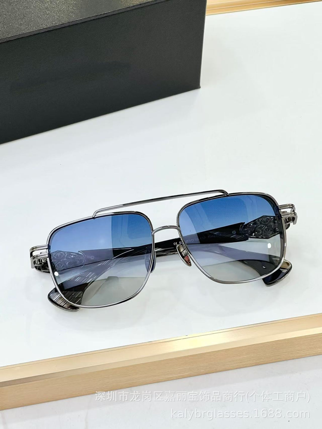 Chrome Hearts Heavy Industry Metal Luxury Sunglasses