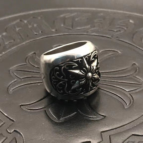 chrome hearts vine hexagram rings