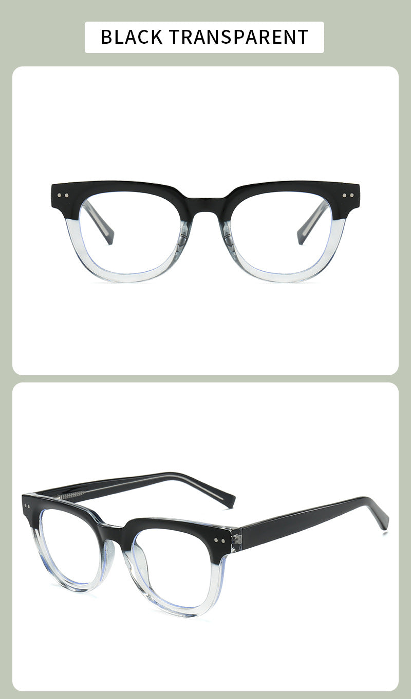 Classic Retro Thick-Frame TR90 Glasses