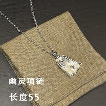 Double G necklace elf couple pendant