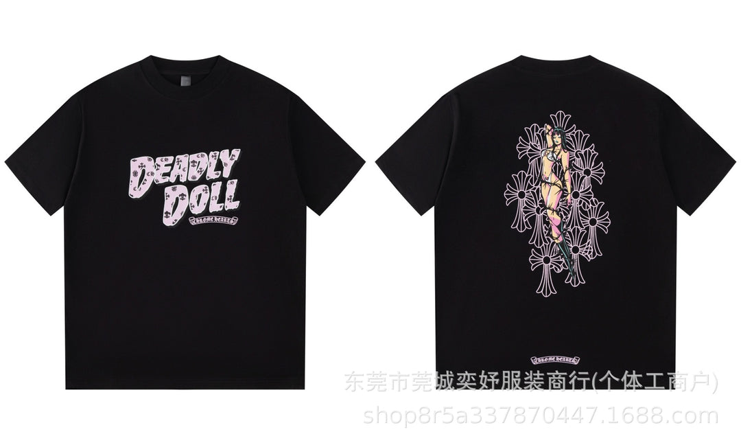 Chrome Hearts Sanskrit Print Short-Sleeve T-Shirt