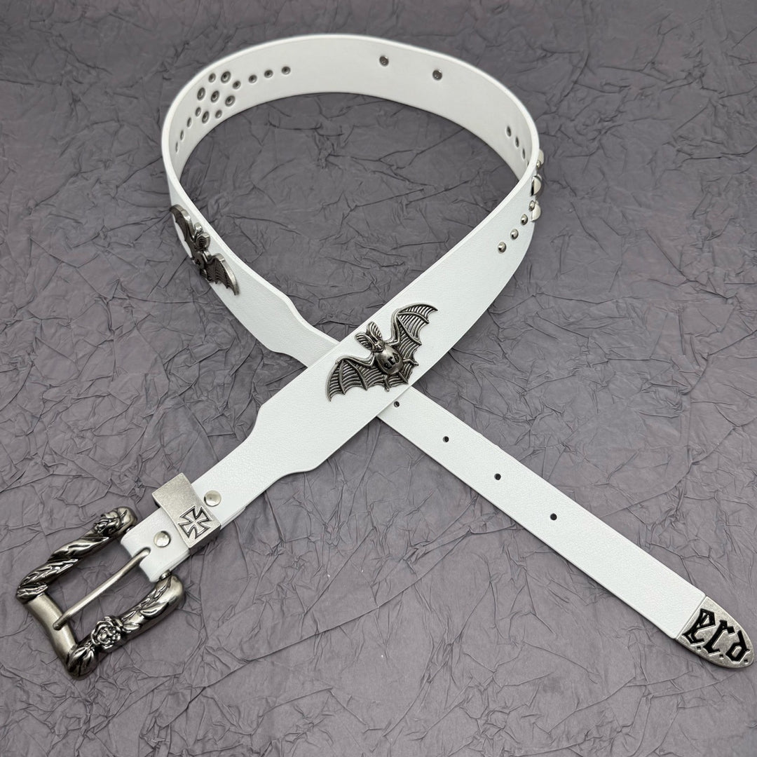 Melancholic Rich Second Generation Bat Cross Metal Belt