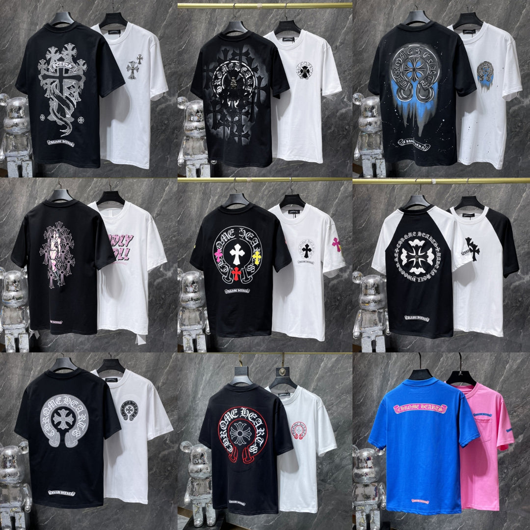 Chrome Hearts Street Style Short-Sleeve Shirt