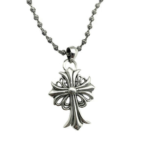 ch chrome hearts cross pendant hip hop necklace
