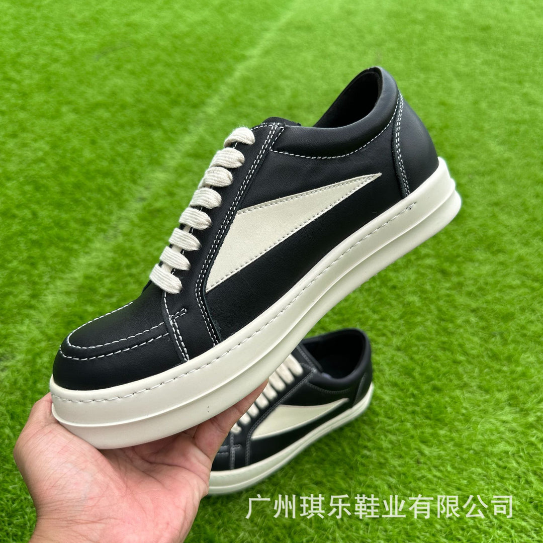 Little Triangle Genuine Leather Casual Skate Shoes