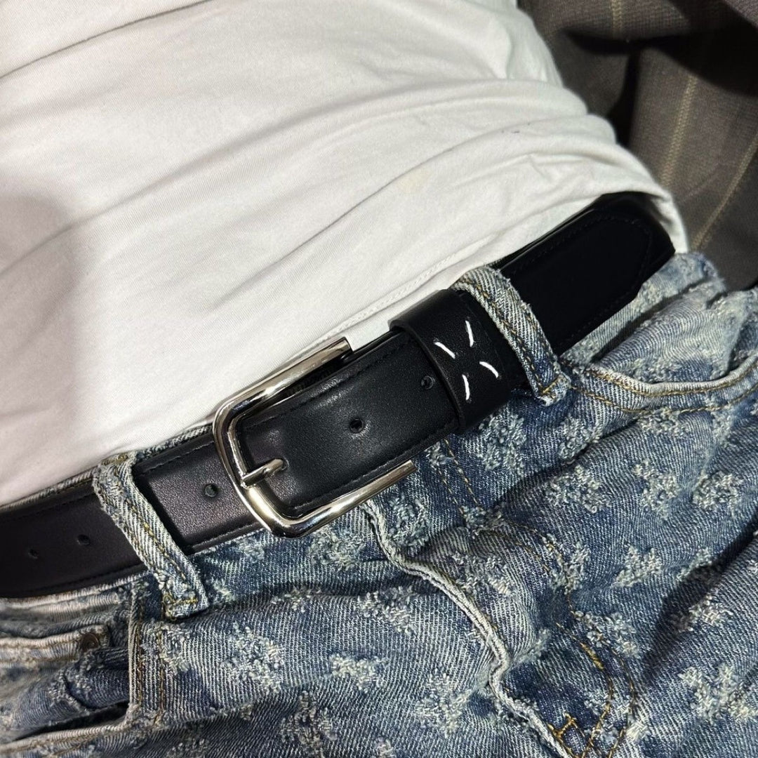 Margiela Stitch A Simple Versatile Leather Belt