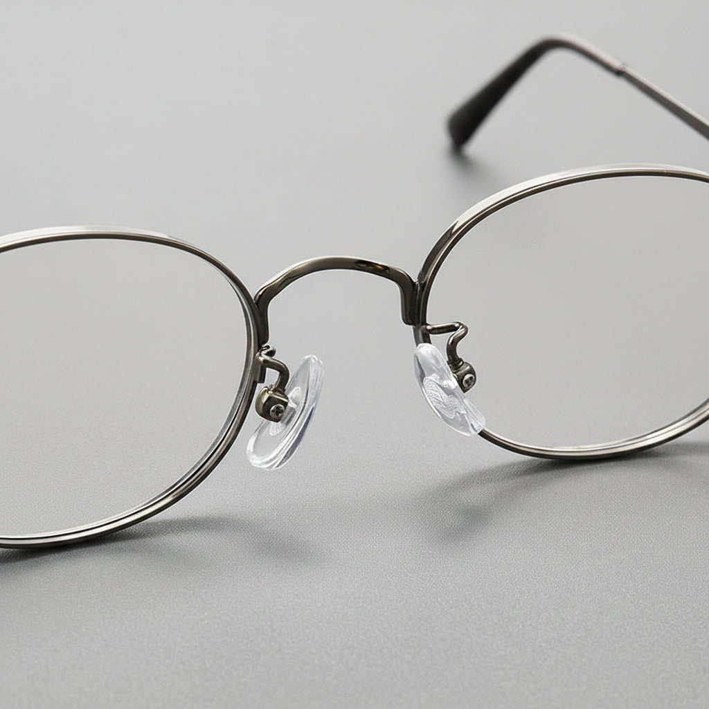 Wide-rim Oval Full-rim Small Frame Glasses