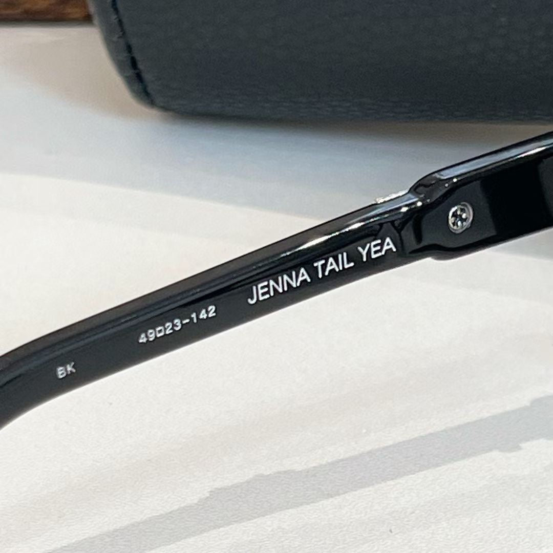 Chrome Hearts pattern two-tone temple frame