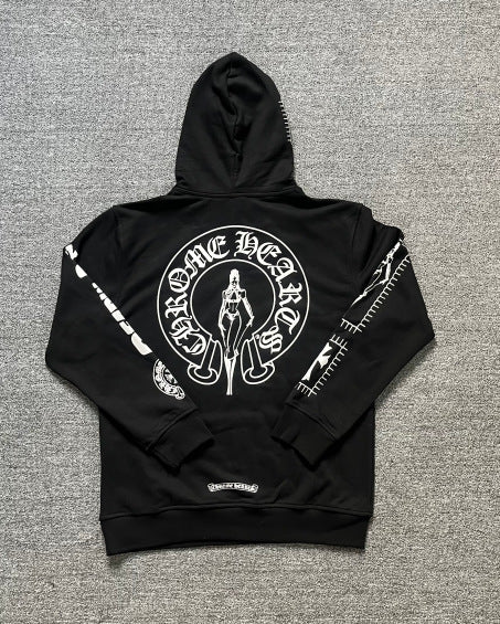 Chrome Hearts Horseshoe Cross  Hoodie Pullover