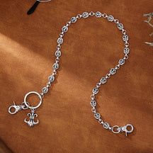 chrome hearts anchor scout flower waist chain