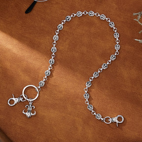 chrome hearts anchor scout flower waist chain