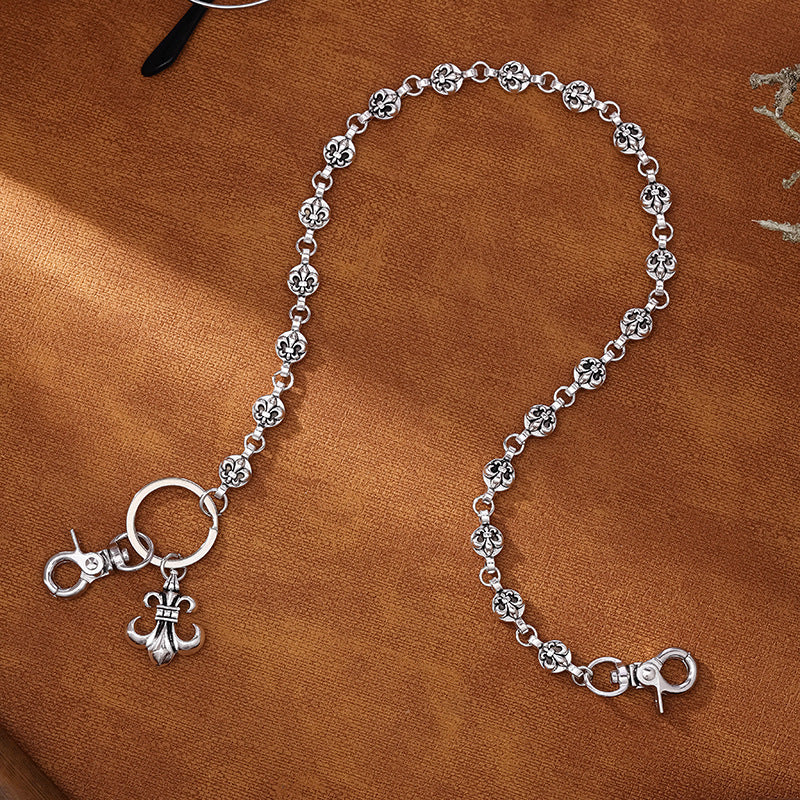 chrome hearts anchor scout flower waist chain