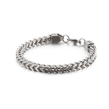 Stainless steel round grinding Cuban bracelet