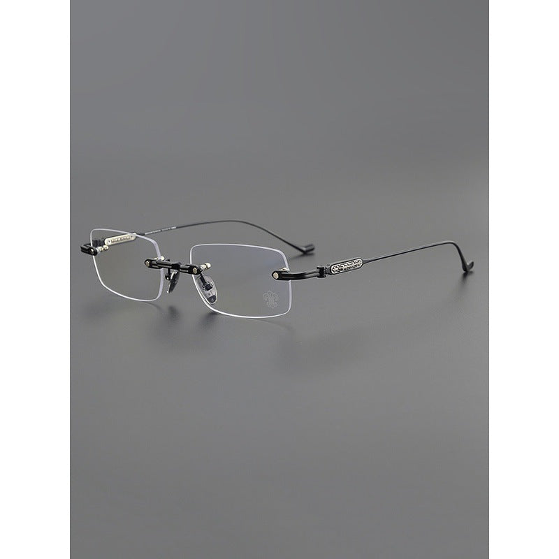 Chrome Hearts Engraved Rimless Frames
