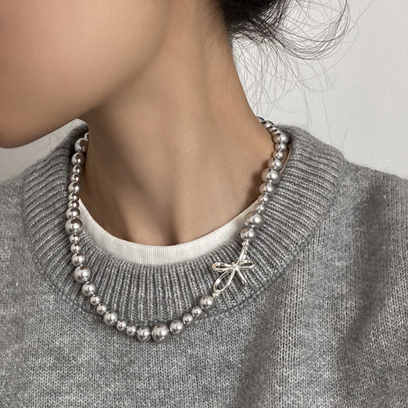 rozenkransketting Strikknoop onregelmatige parelketting