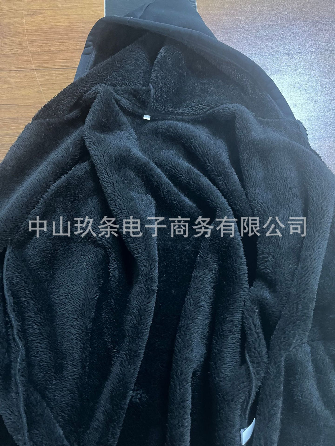 Reversible retro leopard print zip-up hooded sweatshirt