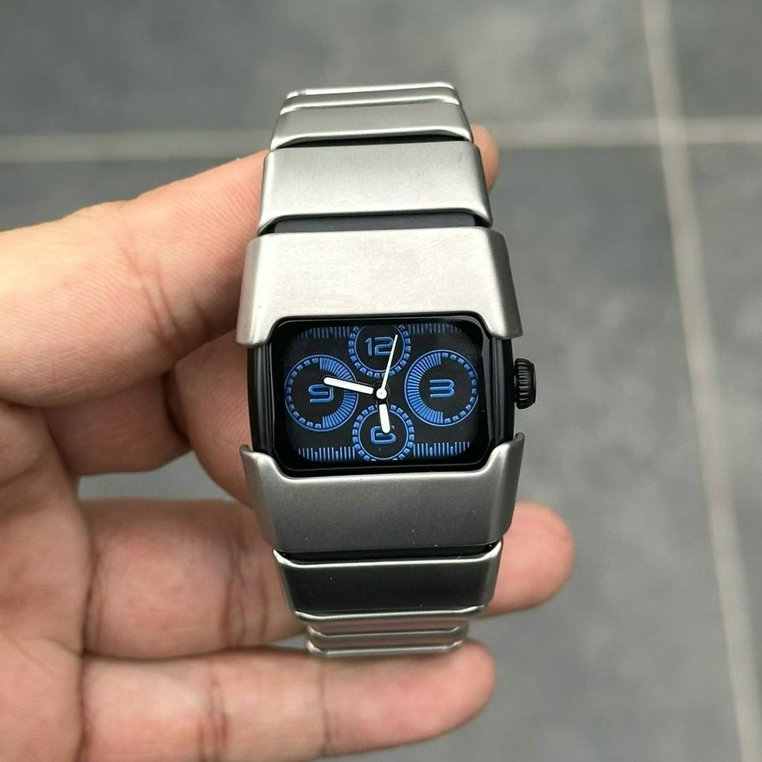 Y2K Futuristic Retro LED Digital Watch