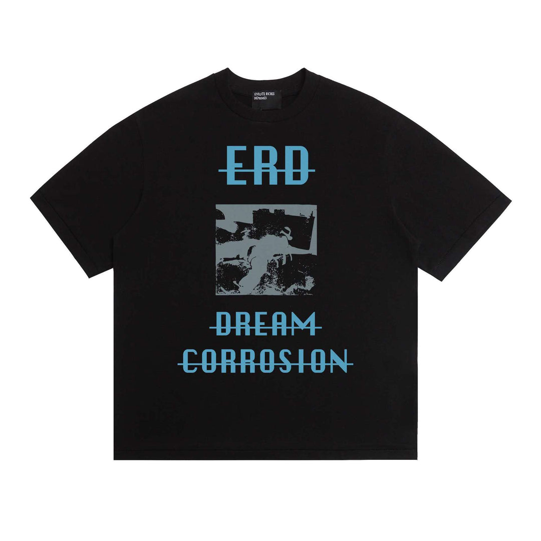 ERD Melancholy Rich Second Generation Print Short-Sleeve T-Shirt