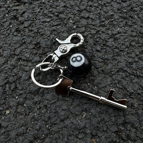 chrome hearts keychain Eight Ball