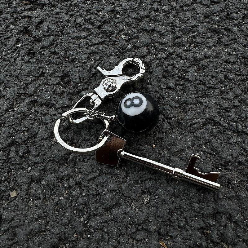 chrome hearts keychain Eight Ball