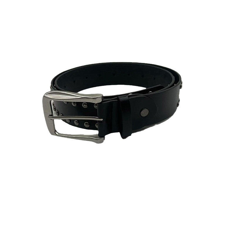 Chrome Hearts studded military floral pin buckle metal belt