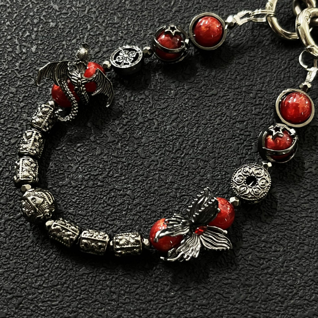 Gothic Dark Cross Waist Pendant
