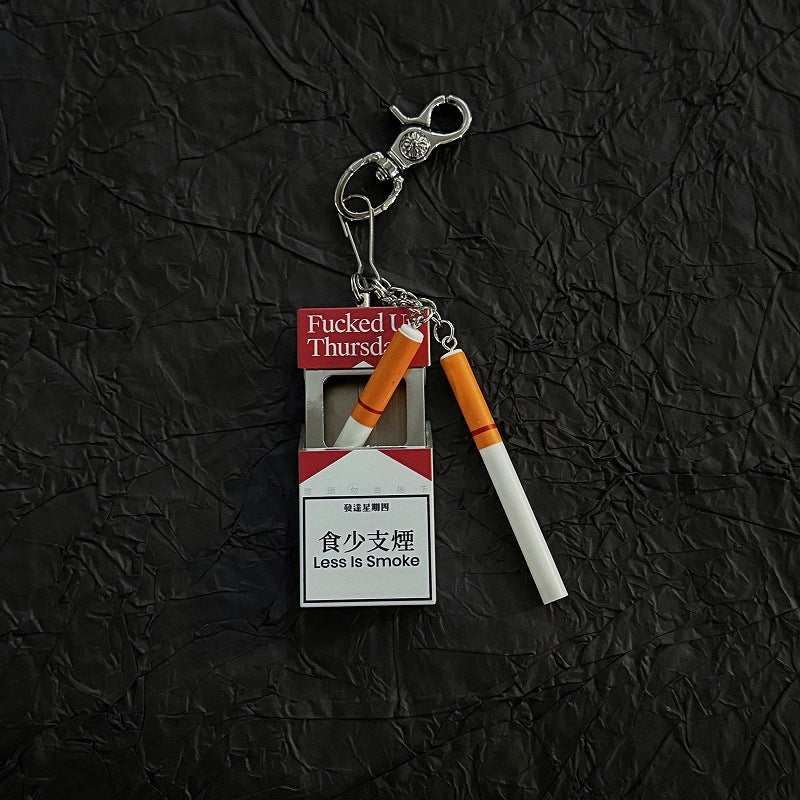 Portable Ashtray Waist Accessory, Cigarette Keychain Bag Charm