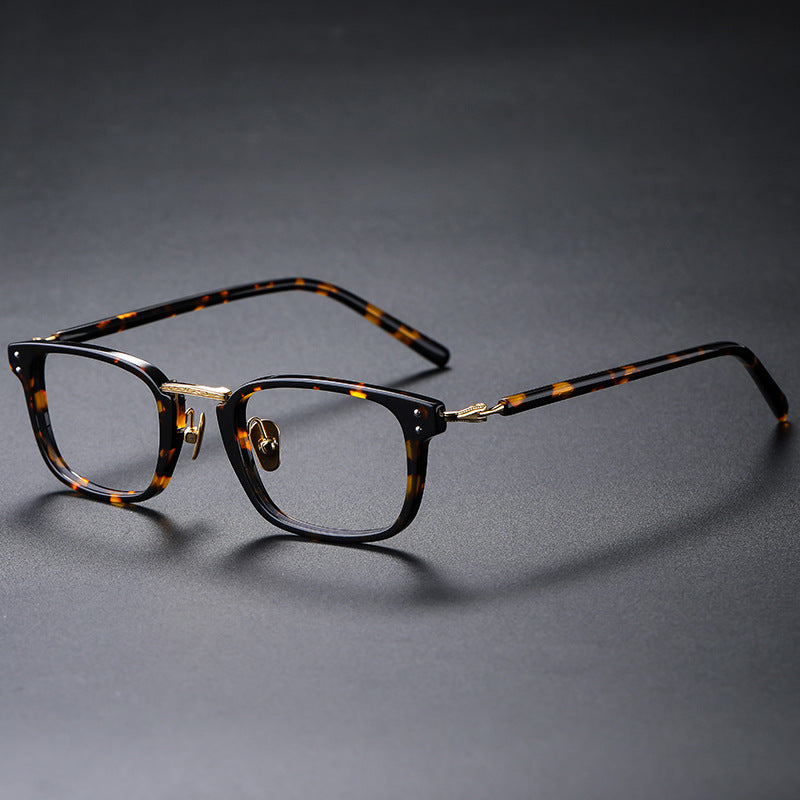 Small square retro eyeglass frames