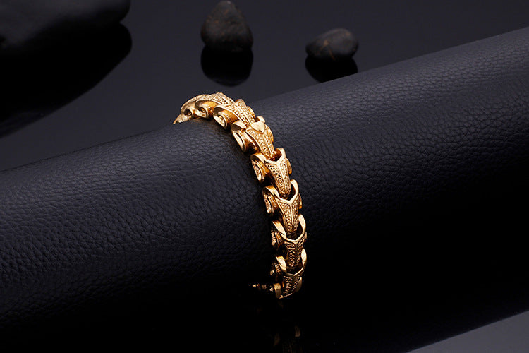 Dragon Bone Stainless Steel Bracelet