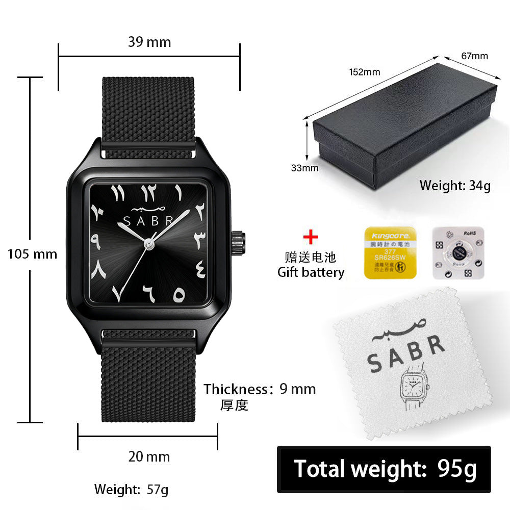 Stylish Waterproof Wristwatch with Calendar