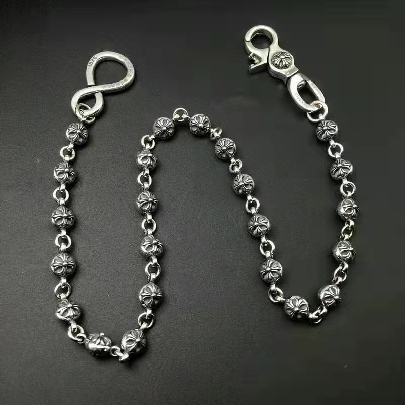 chrome hearts chain waist trouser chain bag chain Key chain chrome hearts dagger