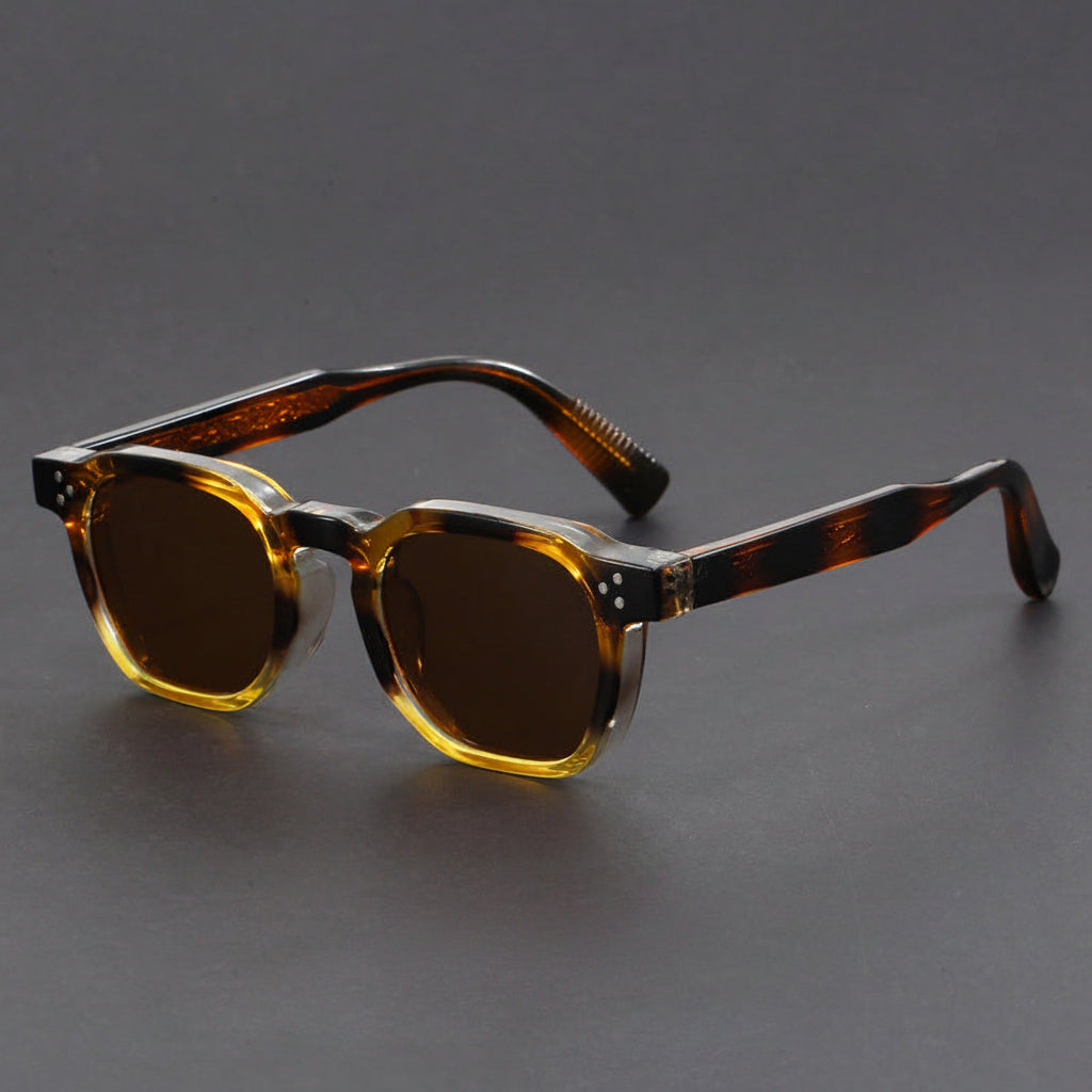retro thick frame UV400 protection sunglasses